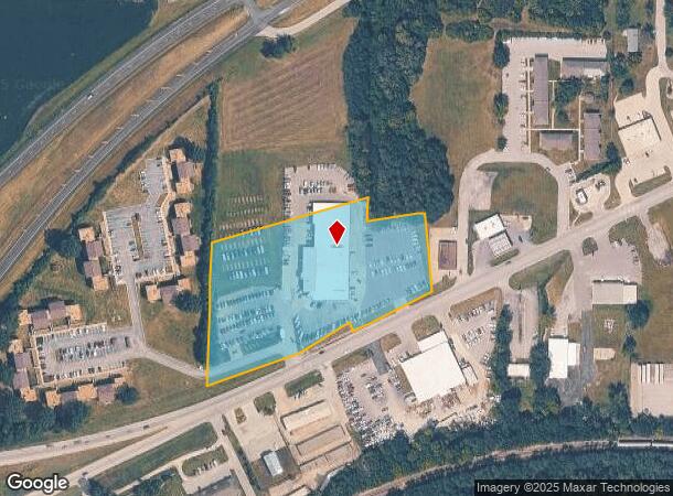 1910 W Jesse James Rd, Excelsior Springs, MO Parcel Map