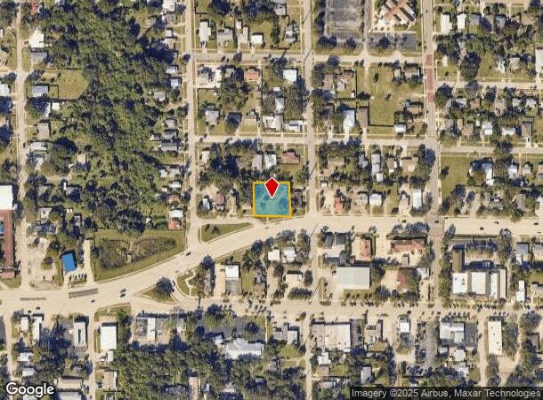 308 E Strawbridge Ave, Melbourne, FL Parcel Map