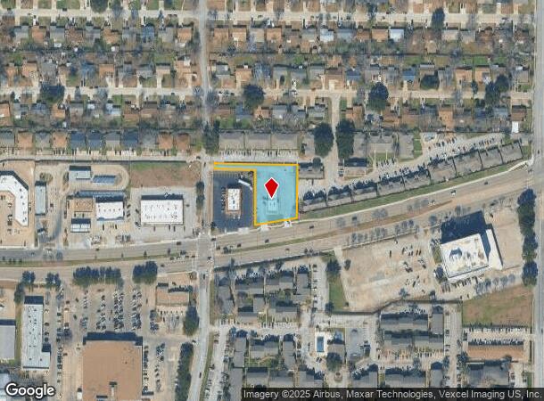 1405 E Pioneer Pkwy, Arlington, TX Parcel Map