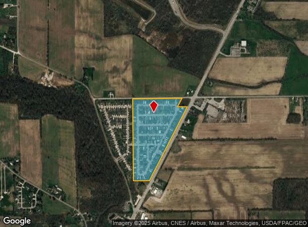  7769 N Telegraph Rd, Newport, MI Parcel Map