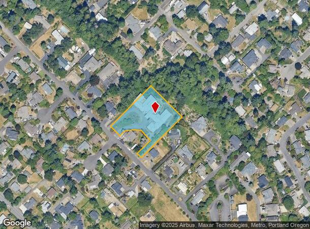  14550 Se Vista Ln, Portland, OR Parcel Map