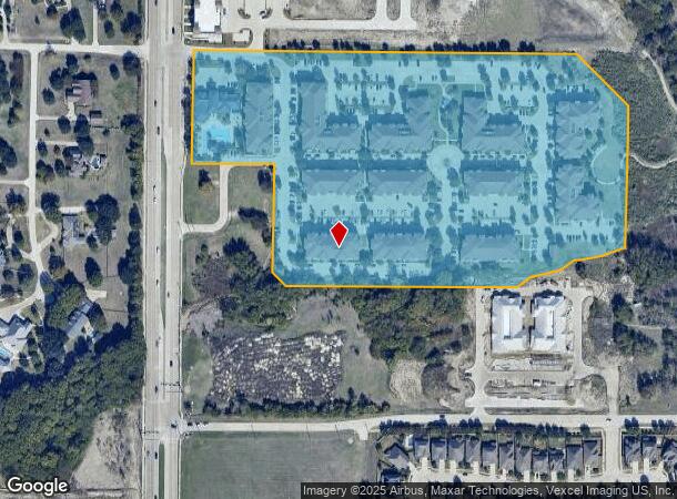  4101 S Custer Rd, Mckinney, TX Parcel Map