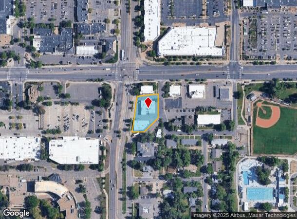  1540 28Th St, Boulder, CO Parcel Map