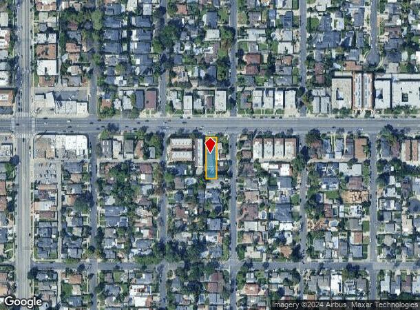  13548 Burbank Blvd, Sherman Oaks, CA Parcel Map