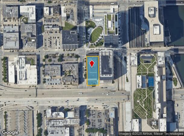  401 S Clinton St, Chicago, IL Parcel Map