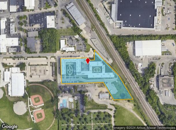  2400 E Lincoln St, Birmingham, MI Parcel Map