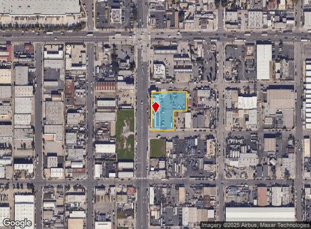  1700 Santa Fe Ave, Long Beach, CA Parcel Map