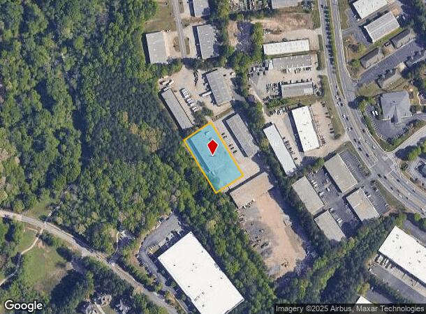 405 Sharon Industrial Way, Suwanee, GA Parcel Map