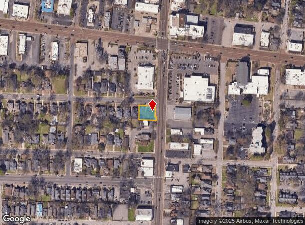  2123 Linden Ave, Memphis, TN Parcel Map