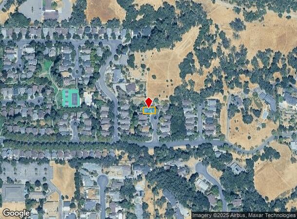 1337 Creekside Ct, Healdsburg, CA Parcel Map