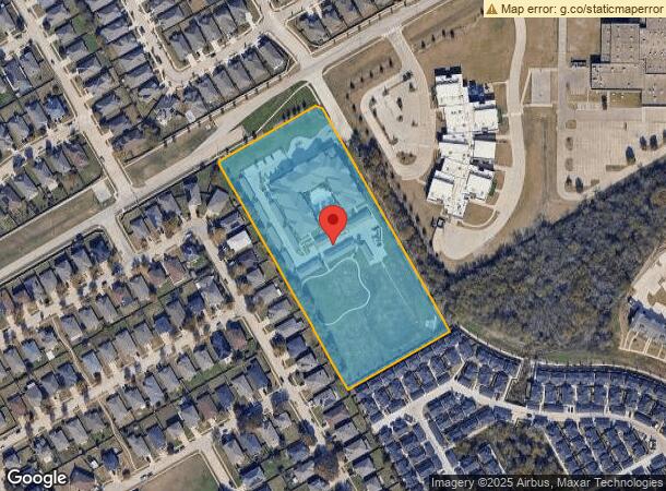  7851 S Collins St, Arlington, TX Parcel Map