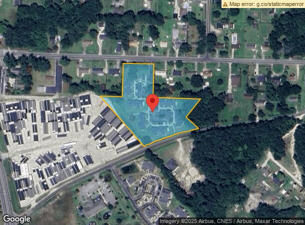  2124 E 7Th St, Lumberton, NC Parcel Map