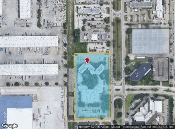15747 John F Kennedy Blvd, Houston, TX Parcel Map