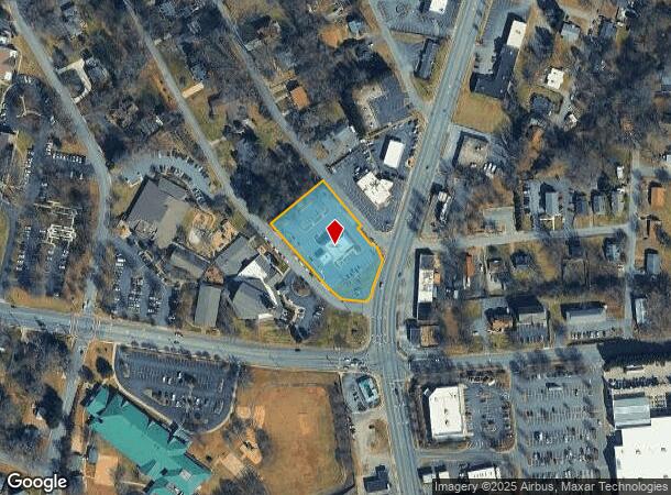  1625 N Center St, Hickory, NC Parcel Map