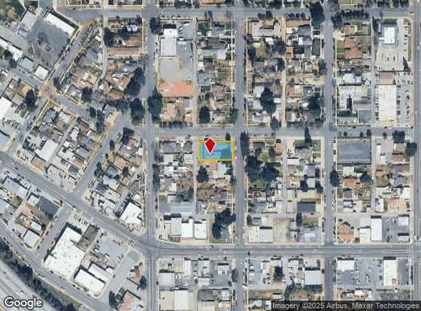 681 Edgar Ave, Beaumont, CA Parcel Map
