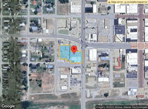  131 N Milt Phillips Ave, Seminole, OK Parcel Map