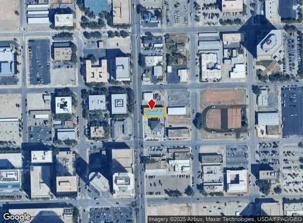  406 N Big Spring St, Midland, TX Parcel Map