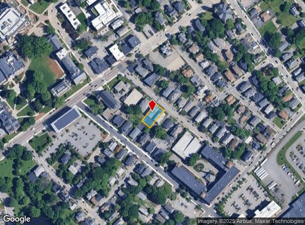  6 Wyman St, Worcester, MA Parcel Map