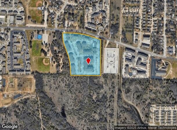  2420 E Mckinney St, Denton, TX Parcel Map