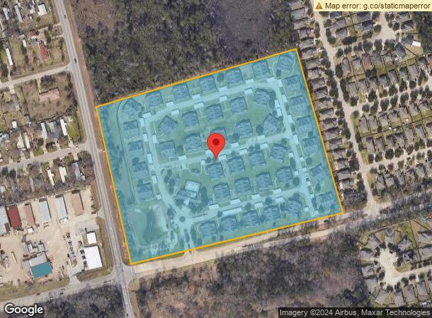  1300 Silverdale Dr, Conroe, TX Parcel Map