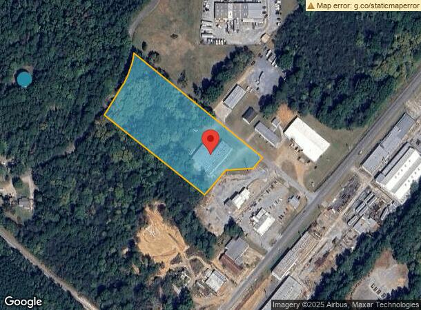  100 Industrial Ave, Cedartown, GA Parcel Map