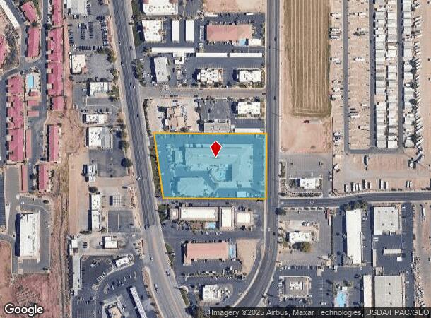  1129 S Bluff St, Saint George, UT Parcel Map