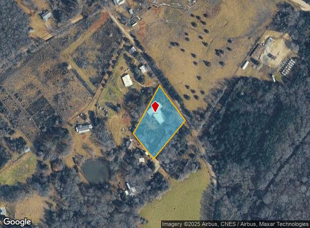  695 Hayes Rd, Carnesville, GA Parcel Map