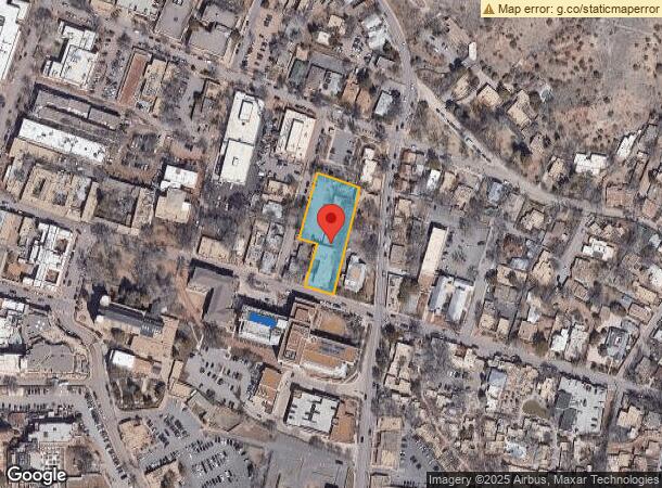  227 E Palace Ave, Santa Fe, NM Parcel Map