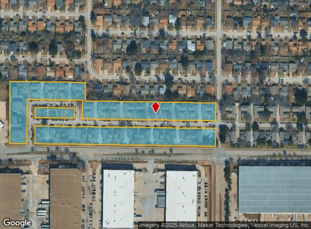  2043 Knoll Crest Dr, Arlington, TX Parcel Map