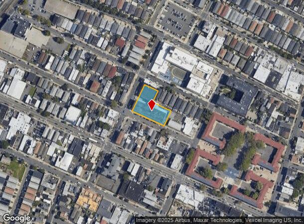 136 Tichenor St, Newark, NJ Parcel Map