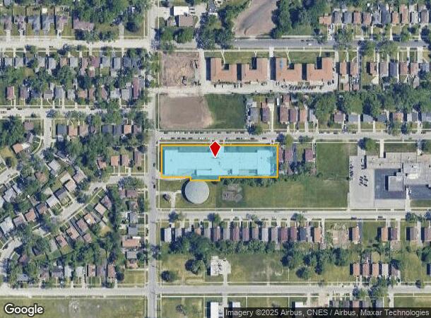  490 W 16Th Pl, Chicago Heights, IL Parcel Map