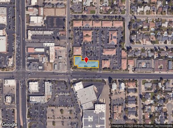  1750 W Walnut Ave, Visalia, CA Parcel Map