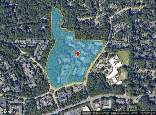  4801 Five Leaf Ln, Raleigh, NC Parcel Map