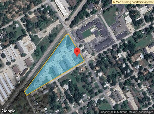  580 S Lillian St, Stephenville, TX Parcel Map