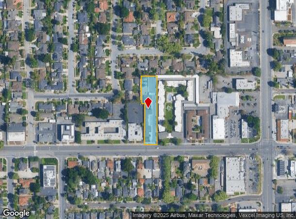  1711 Hamilton Ave, San Jose, CA Parcel Map