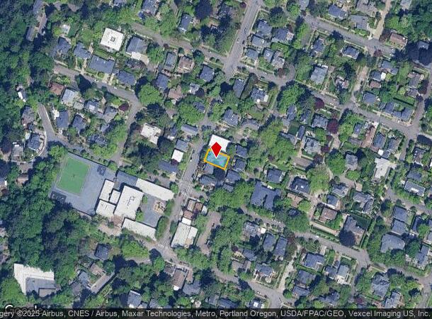  2314 Sw Vista Ave, Portland, OR Parcel Map