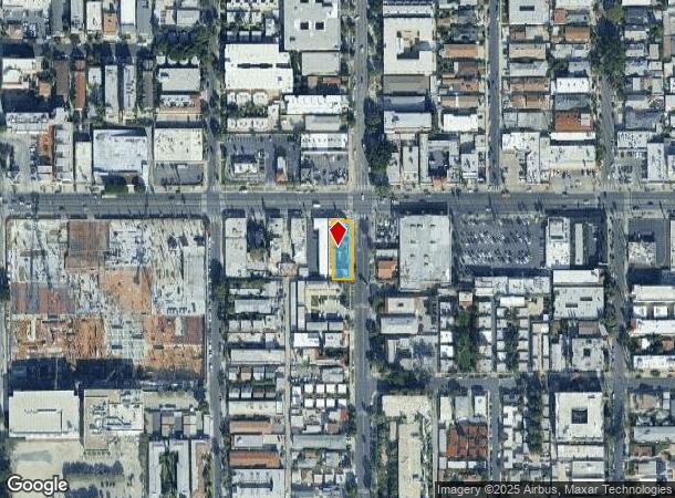  5300 W Sunset Blvd, Los Angeles, CA Parcel Map