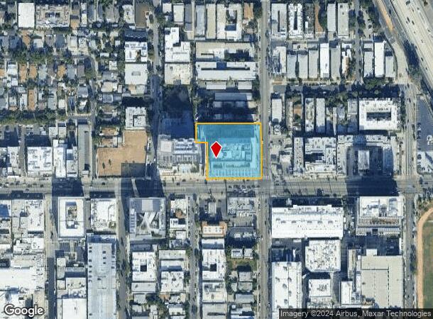  5901 W Sunset Blvd, Los Angeles, CA Parcel Map