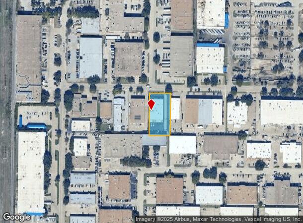 3312 Wiley Post Rd, Carrollton, TX Parcel Map