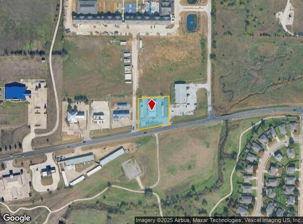  1221 E Mccart St, Krum, TX Parcel Map