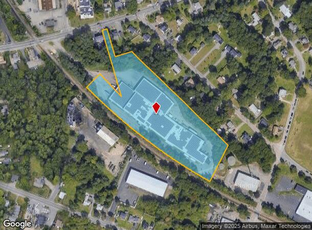 1490 Central St, Stoughton, MA Parcel Map