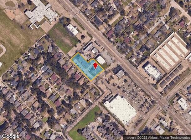  713 Apache Dr, Garland, TX Parcel Map