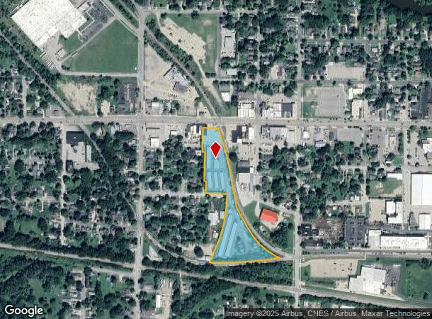 1005 W Main St, Owosso, MI Parcel Map