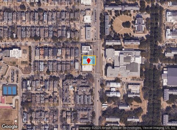  6101 Hillcrest Ave, Dallas, TX Parcel Map