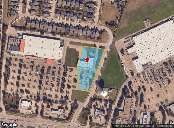 5501 Gordon Smith Dr, Rowlett, TX Parcel Map