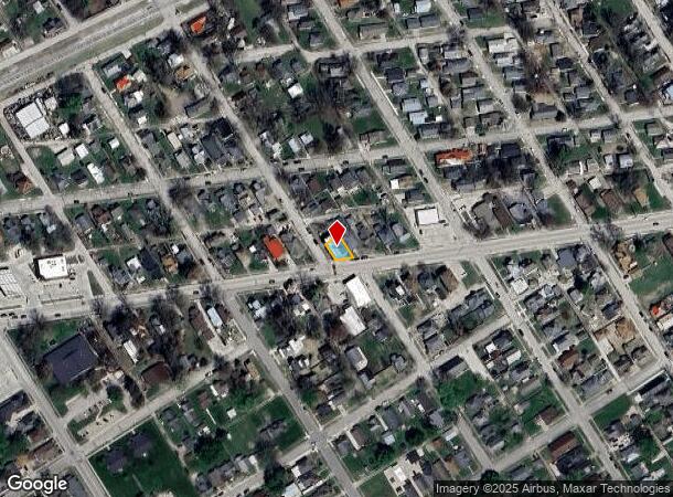  1804 Washington Ave, Vincennes, IN Parcel Map