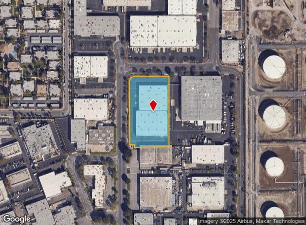 1016 E Burgrove St, Carson, CA Parcel Map