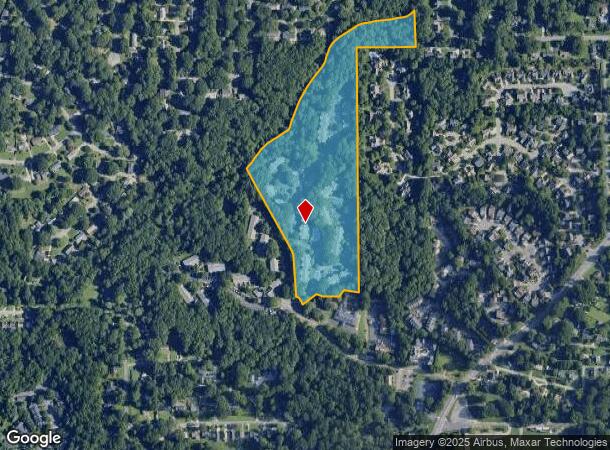 400 Park Ridge Ln, Winston Salem, NC Parcel Map