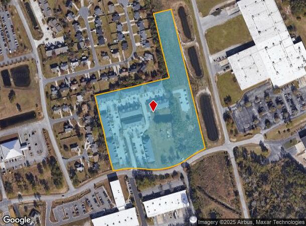  2616 Northchase Pkwy Se, Wilmington, NC Parcel Map