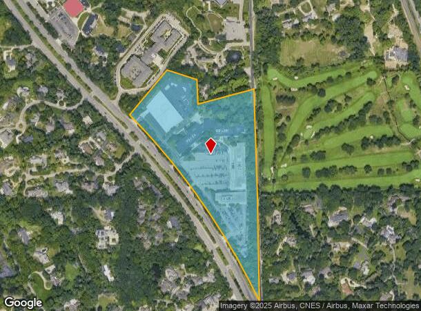  40900 Woodward Ave, Bloomfield Hills, MI Parcel Map